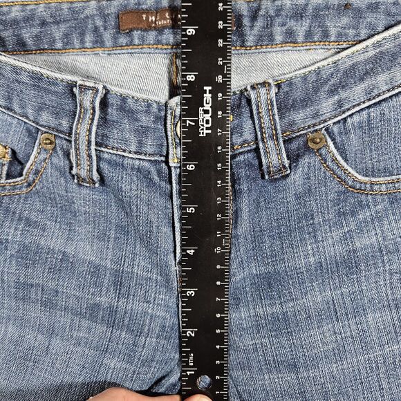 The Limited Womens Jeans 2 Long Blue Hemmed Straight Denim - Picture 8 of 10